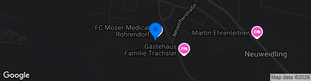 Map showing Moser Medical Arena