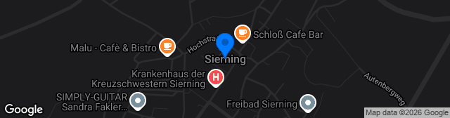 Map showing Sportanlage SV Flexopack Sierning