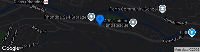 Map showing Dinas Park