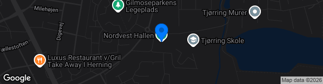 Map showing Nordvesthallen