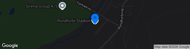 Map showing Rundforbi Stadion