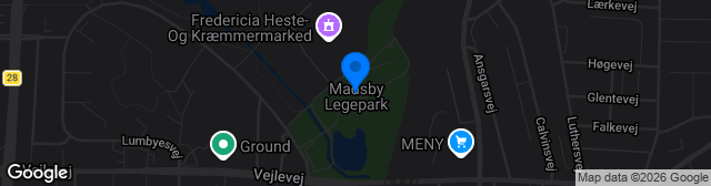 Map showing Madsby Enge