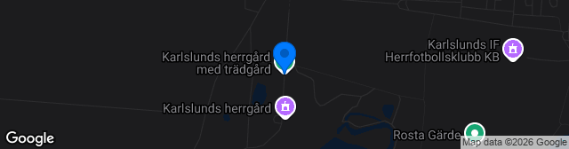 Map showing Karlslund Arena
