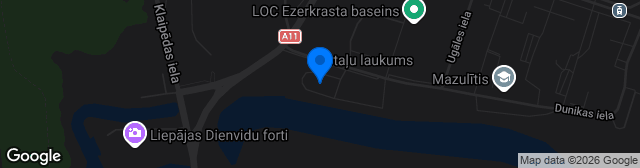 Map showing Olimpija stadions