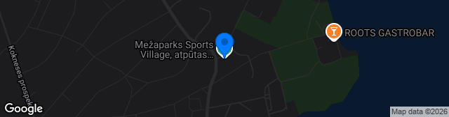 Map showing Sporta komplekss Ķeizarmežs