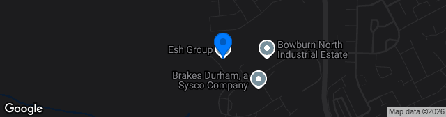 Map showing Esh Group Stadium