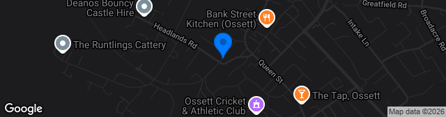 Map showing WareHouse Systems Stadium