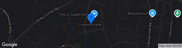 Map showing Cannon Park