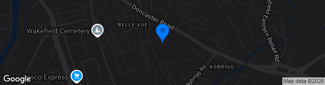 Map showing Belle Vue
