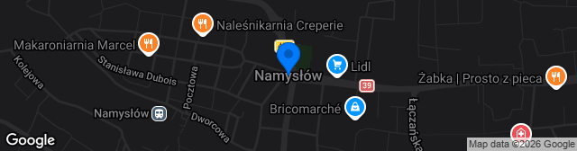 Map showing Stadion Miejski