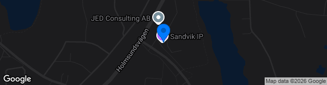 Map showing Sandviks IP