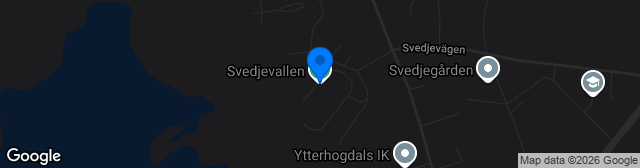Map showing Svedjevallen