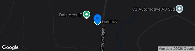 Map showing Dalshov Konstgräs