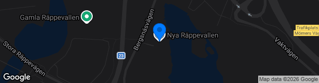 Map showing Räppevallen