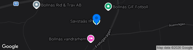 Map showing Sävstaås IP