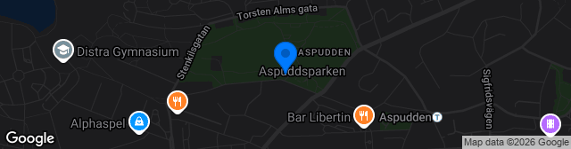 Map showing Aspuddens IP