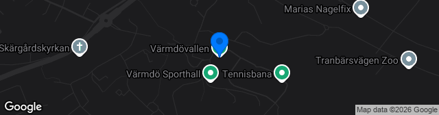 Map showing Värmdövallen