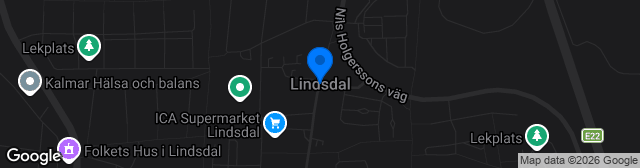 Map showing Lindsdals IP