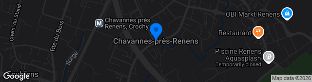 Map showing Centre sportif de Chavannes