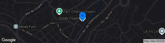 Map showing Stade de Copet