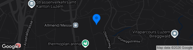 Map showing Sportanlage Hubelmatt