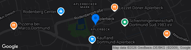 Map showing Waldstadion Aplerbeck