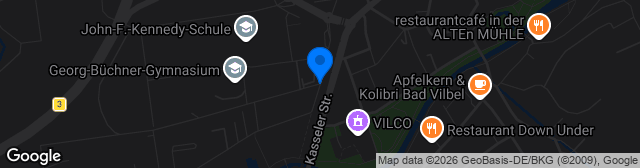 Map showing Nidda-Sportfeld