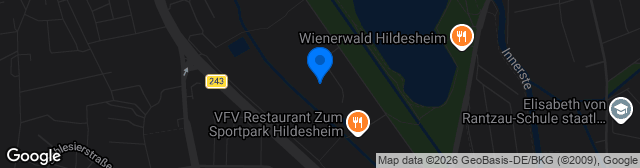 Map showing Friedrich-Ebert-Stadion