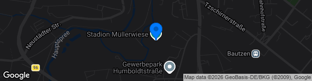 Map showing Stadion Müllerwiese