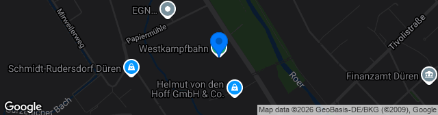 Map showing Westkampfbahn