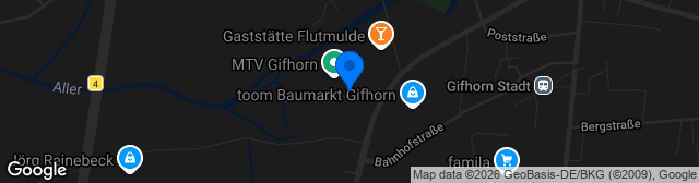 Map showing GWG-Stadion A-Platz