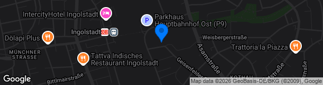 Map showing BZA Süd-Ost