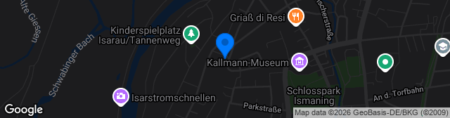 Map showing Professor Erich Greipl Stadion