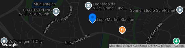 Map showing Lupo Stadio