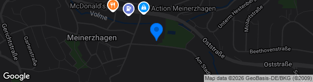 Map showing Stadion An der Oststraße