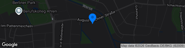 Map showing Wersestadion