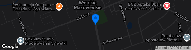 Map showing Stadion 1 Maja