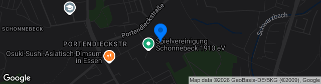 Map showing Sportanlage Schetters Busch