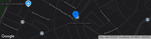 Map showing BZA Schwachhausen