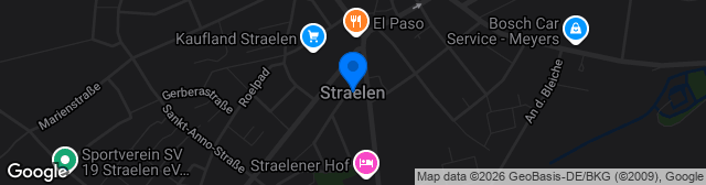 Map showing Sportzentrum an der Römerstraße