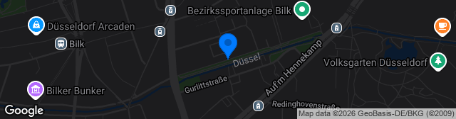 Map showing Stadion an der Feuerbachstraße