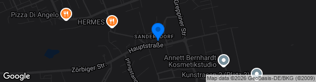 Map showing Sport- und Freizeitzentrum Sandersdorf