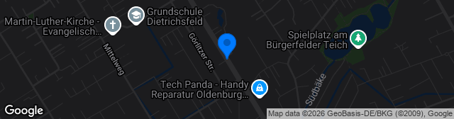Map showing Stadion an der Alexanderstraße