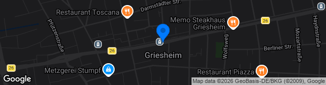Map showing Südstadion