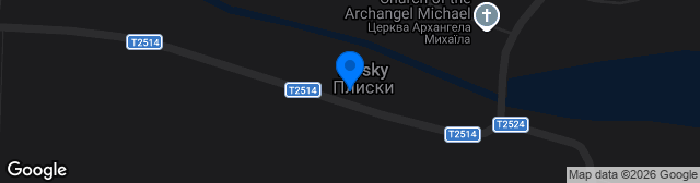 Map showing Stadion Plysky