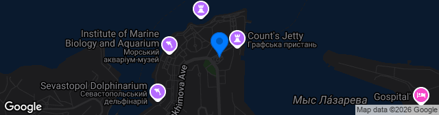 Map showing SK Sevastopol'