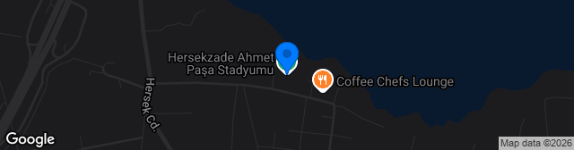 Map showing Altınova Hersekzade Ahmet Paşa Stadı