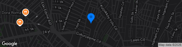 Map showing Gaziosmanpaşa Stadı