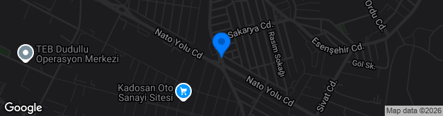 Map showing Mimar Yahya Baş Stadı