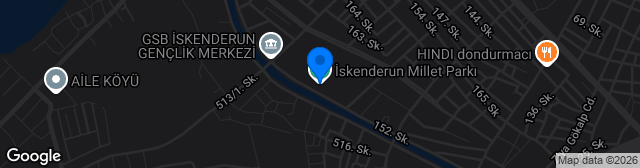 Map showing İskenderun 5 Temmuz Stadı
